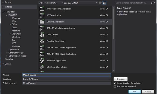 Create an application
